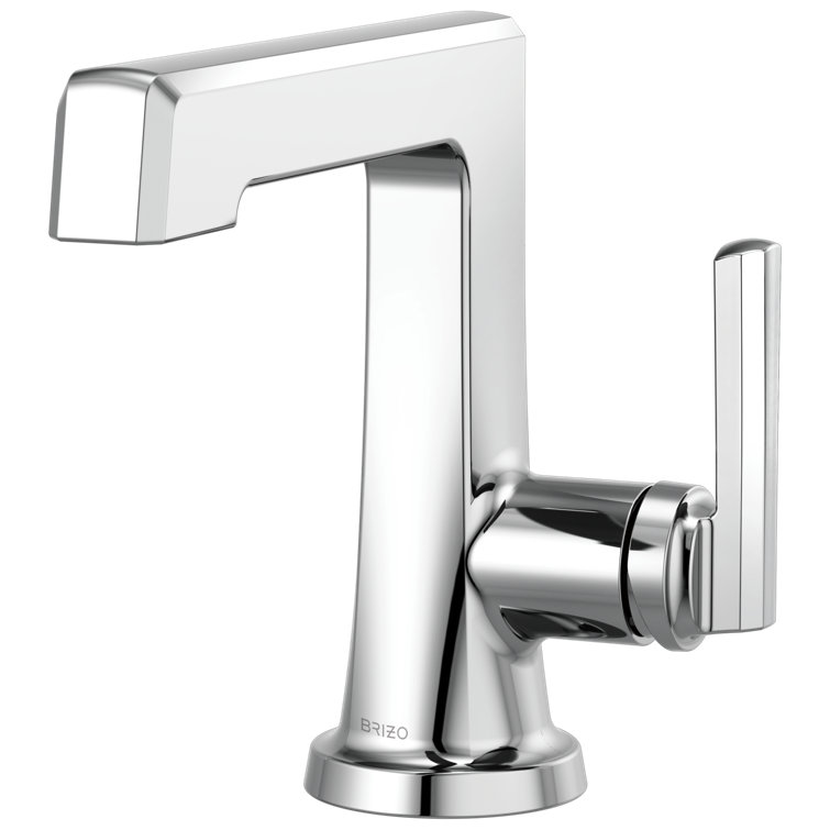 Modern Elegance Single-Handle Bathroom Faucet in Luxe Nickel