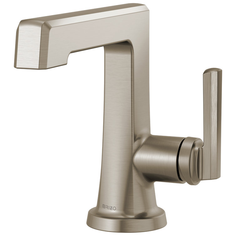 Modern Elegance Single-Handle Bathroom Faucet in Luxe Nickel