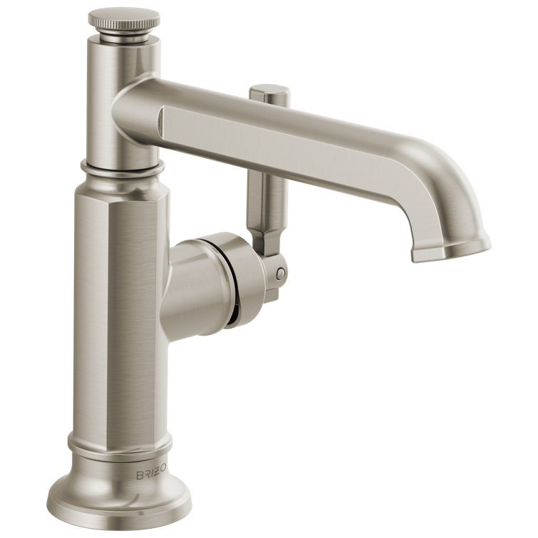 Luxe Nickel Single-Handle Modern Lavatory Faucet