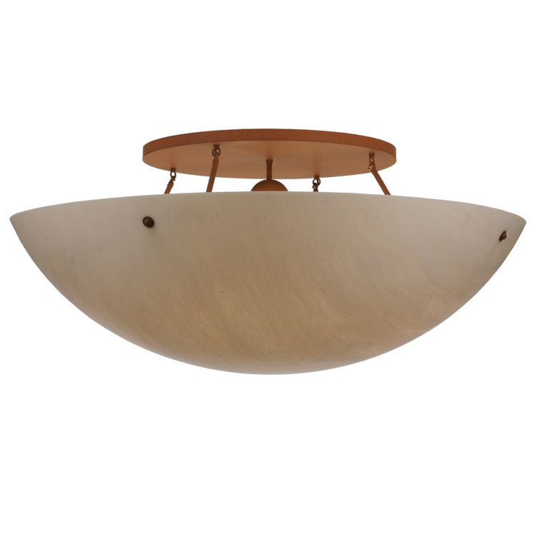 Artesia Earth Marble 8-Light Indoor/Outdoor Flush Mount