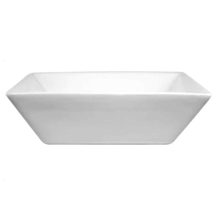 Havasu 16'' White Ceramic Square Above-Counter Bathroom Sink
