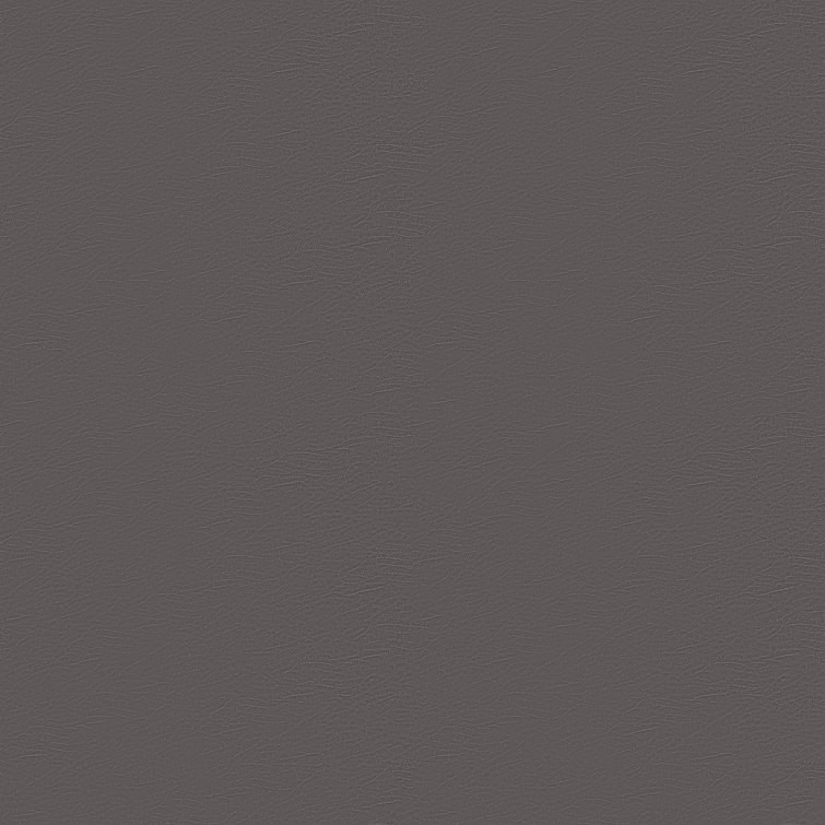 Contemporary Mahogany and Faux Leather Gray Counter Stool