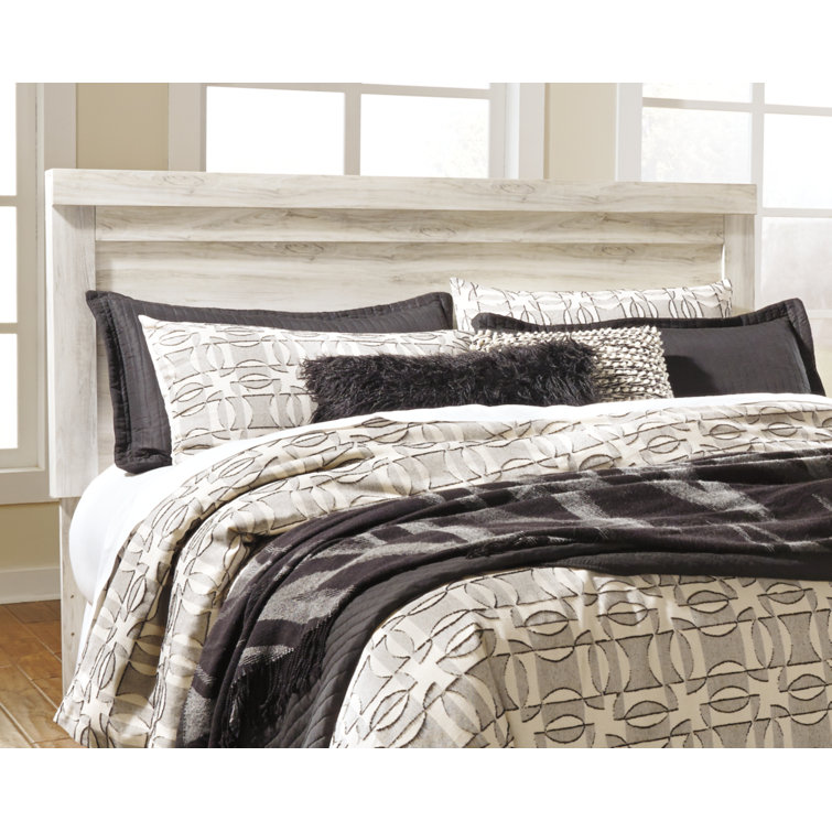 Bellaby Whitewash King Wood Frame Bed with Drawers