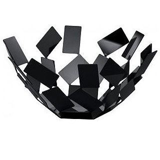 Black Geometric Stainless Steel Fruit Holder