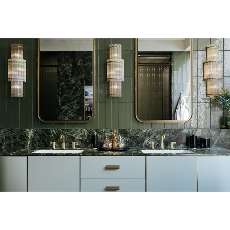 Elegant Tenerife 6" Polished Nickel Widespread Bathroom Faucet