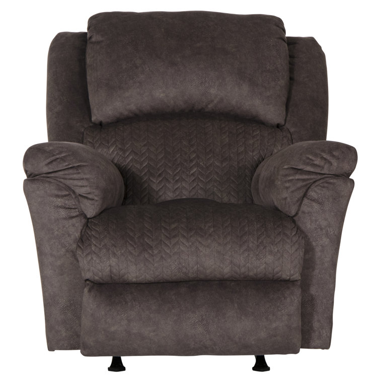 Traditional Chocolate Brown Polyester Power Recliner with USB Port