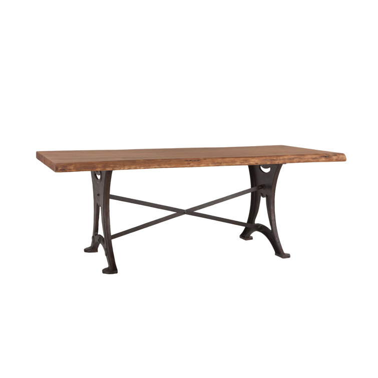 Reclaimed Wood Rectangular Dining Table in Natural Walnut
