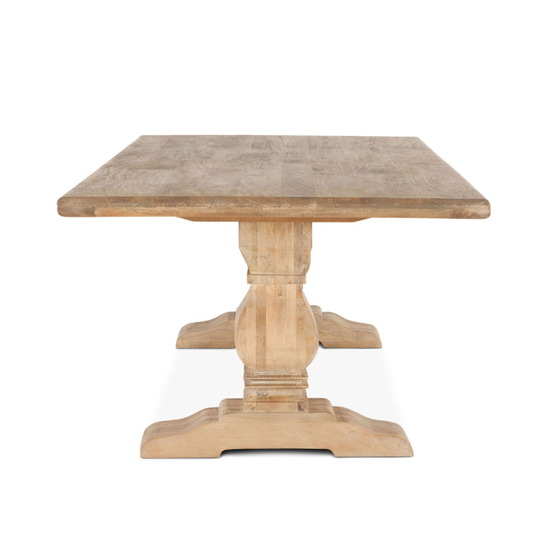 Antique Oak 108" Reclaimed Wood Farmhouse Dining Table