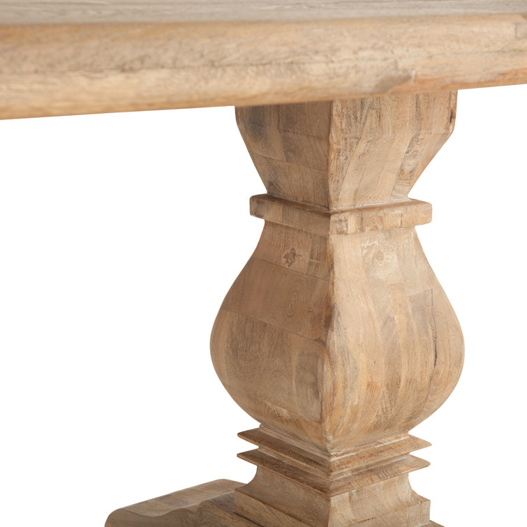 Reclaimed Wood Farmhouse 84" Rectangular Dining Table in Antique Oak