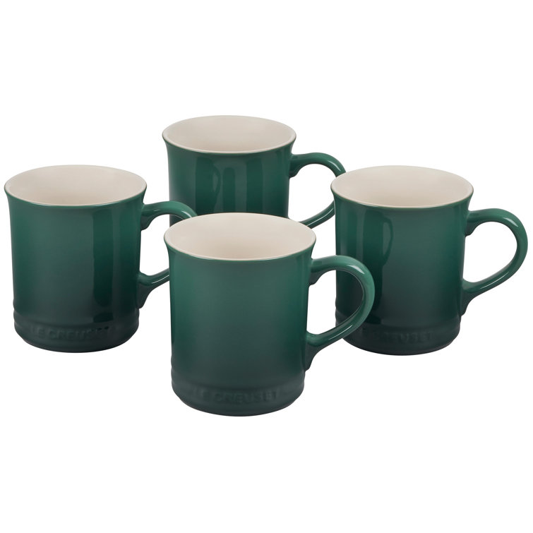 Le Creuset Artichaut Ombre Ceramic Mugs, Set of 4