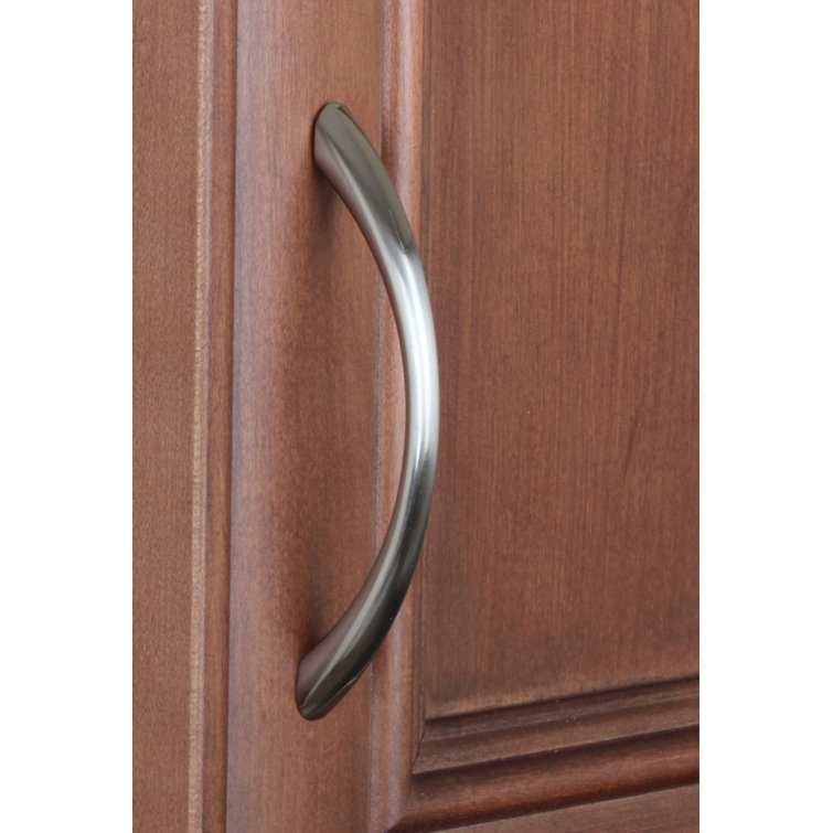 Brushed Nickel 3.75'' Arch Cabinet Pull with Mounting Hardware