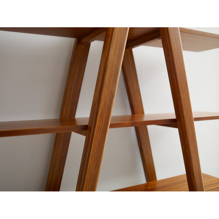 Dera 75'' Tall Bamboo Etagere Bookcase