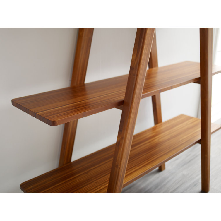 Dera 75'' Tall Bamboo Etagere Bookcase