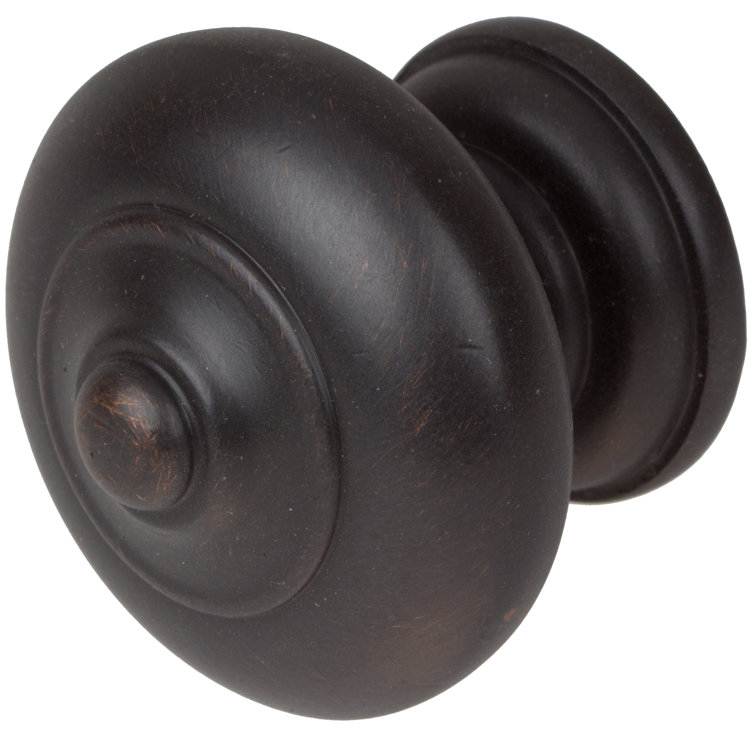 Oil Rubbed Bronze Round Ring Mushroom Cabinet Knob