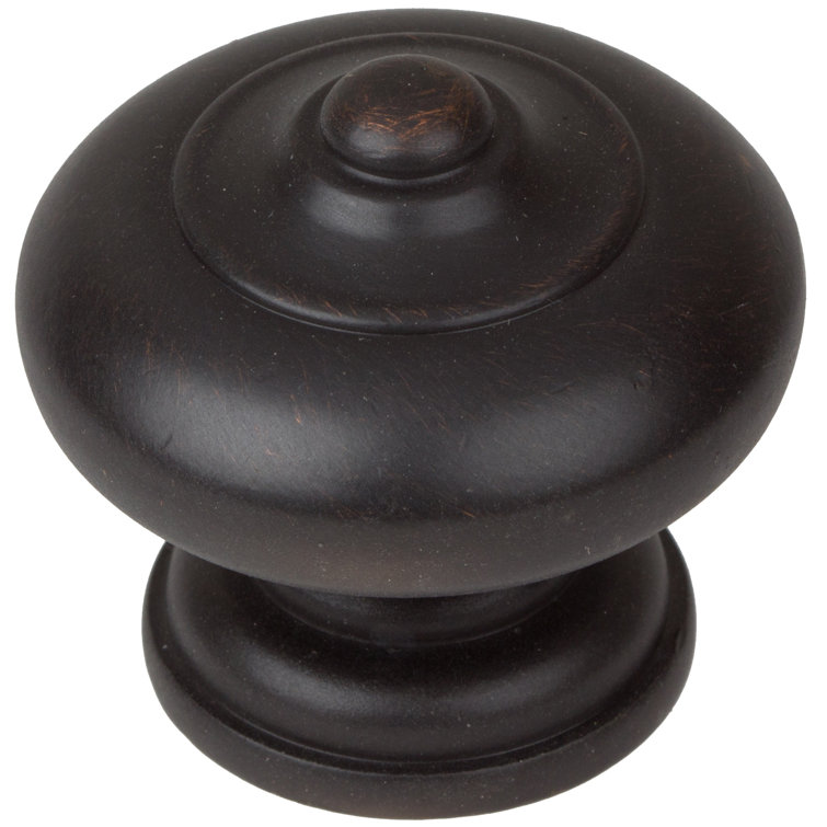 Oil Rubbed Bronze Round Ring Mushroom Cabinet Knob