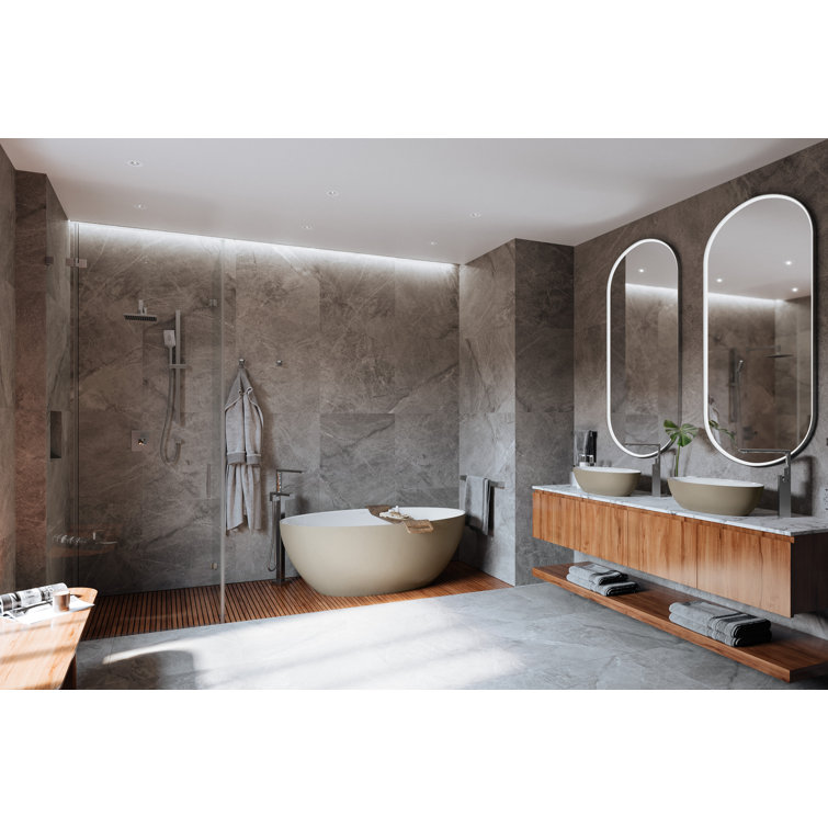Brushed Nickel Single Handle Tall Vessel Faucet