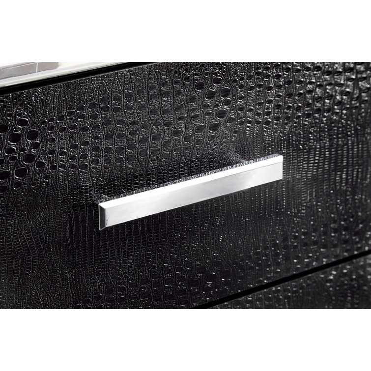Black Queen Upholstered Storage Bed with Tufted Headboard