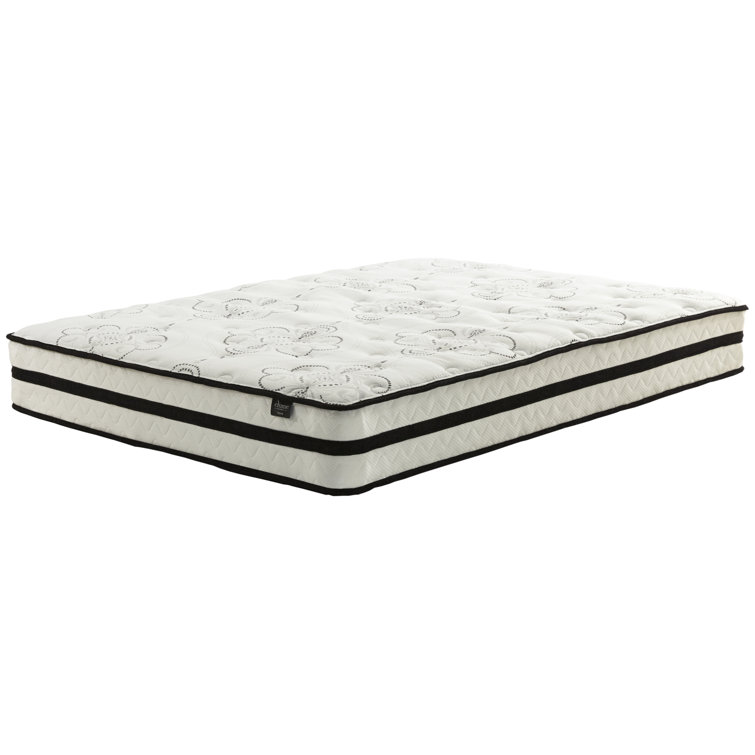 White Queen Pillowtop Gel Memory Foam Innerspring Mattress