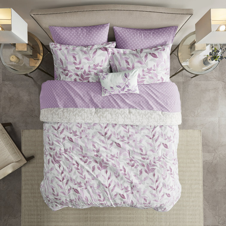 Blue Twin Microfiber Reversible Bed in a Bag Set