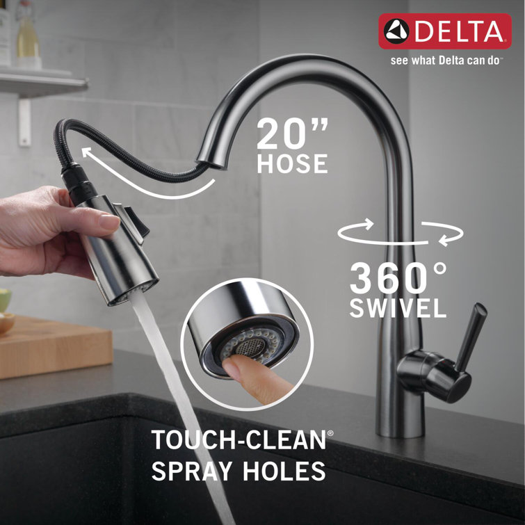 Arctic Stainless Steel Pull-Down Single Handle Kitchen Faucet