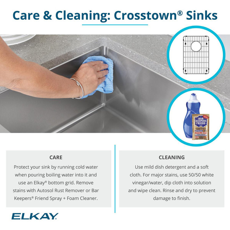 Elkay 31.5" Stainless Steel Drop-in Single Bowl Sink