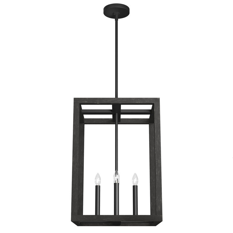 Hunter Squire Manor Matte Black Aluminum LED Pendant Light