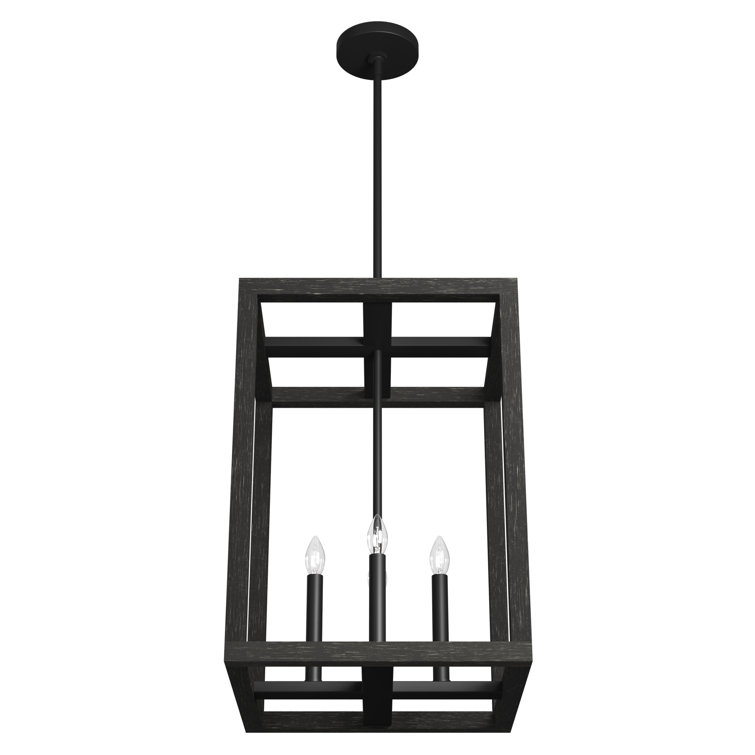 Hunter Squire Manor Matte Black Aluminum LED Pendant Light