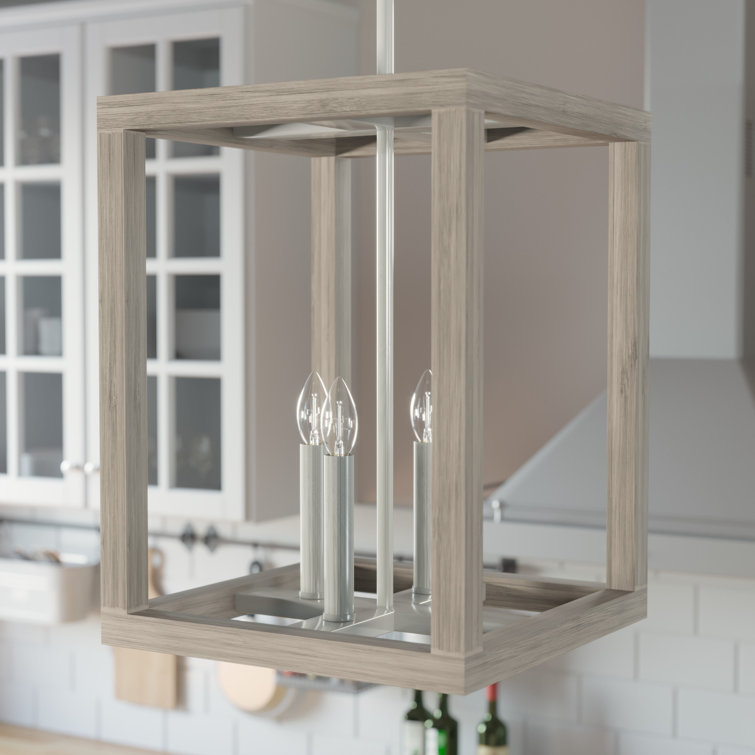 Brushed Nickel 12" Aluminum LED Pendant Light Fixture