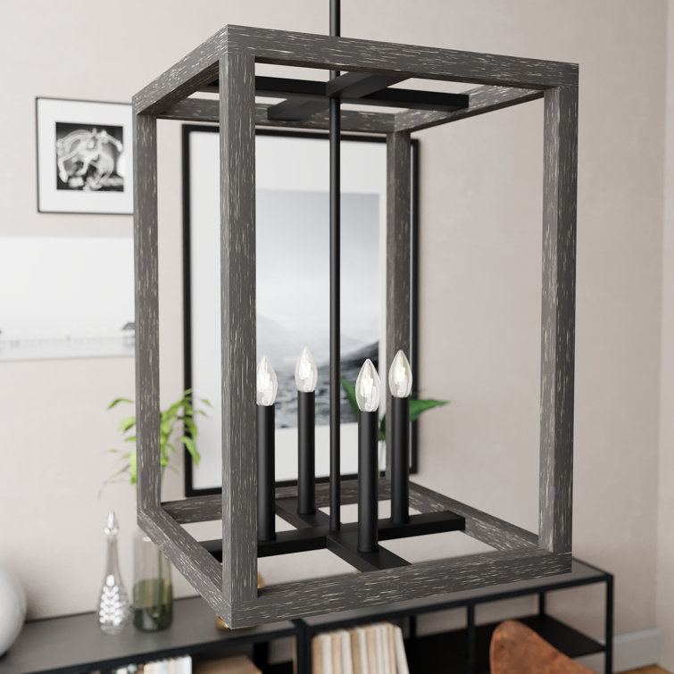 Hunter Squire Manor Matte Black Aluminum LED Pendant Light