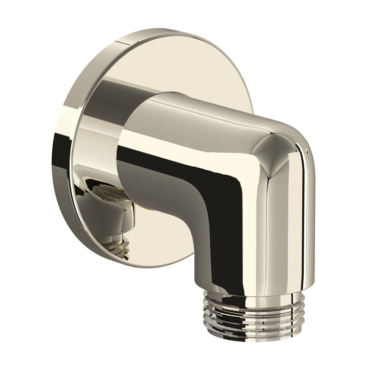 Transitional Polished Nickel Handshower Wall Connector