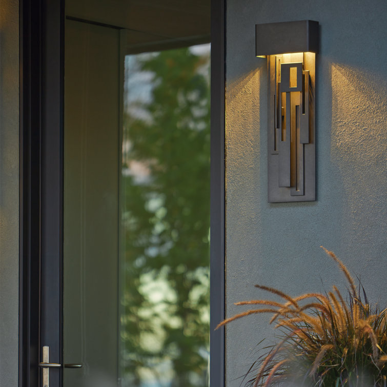 Collage Natural Iron LED Dimmable Outdoor Wall Light