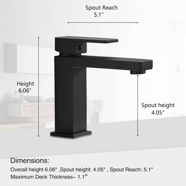 Single-Hole Single-handle Bathroom Faucet