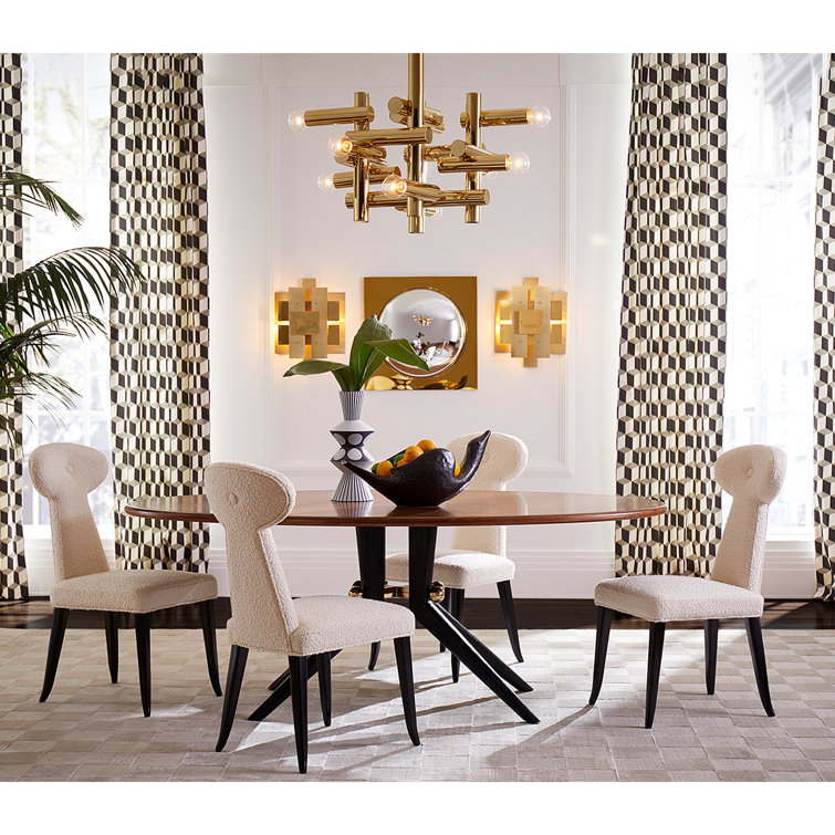 Polished Brass Square Convex Accent Mirror