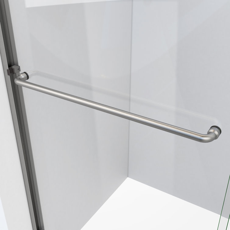 ESE 48" x 76" Brushed Nickel Frameless Bypass Shower Door