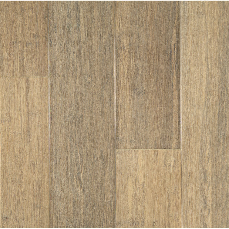 Sandstone Light Brown Bamboo Waterproof Flooring Planks