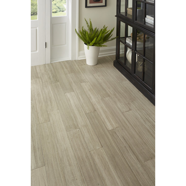 Winter Sky Light Bamboo Waterproof Engineered Flooring Planks