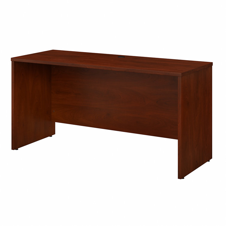 Platinum Gray Contemporary U-Shaped Credenza Desk with Drawer