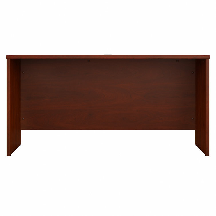 Platinum Gray Contemporary U-Shaped Credenza Desk with Drawer