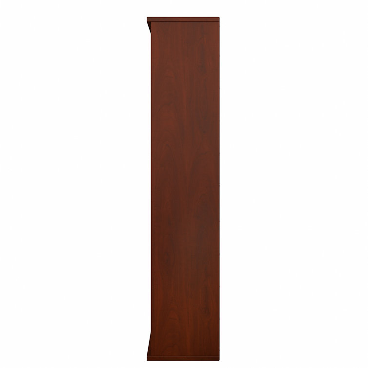 Hansen Cherry 73" Adjustable 5-Shelf Wooden Bookcase