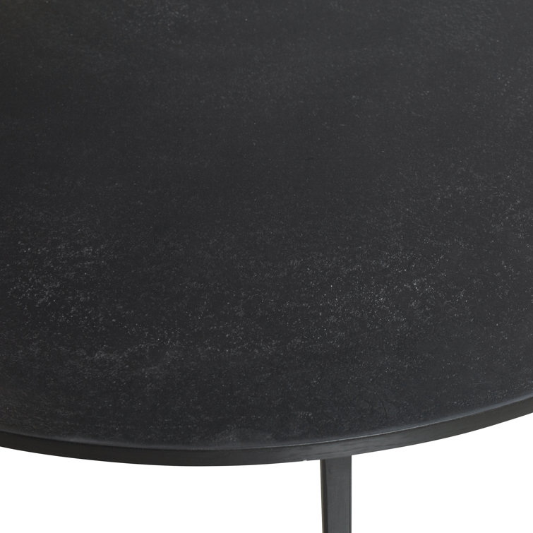 Barnette Black Metal Nesting Coffee Table Set