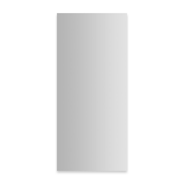 Elegant Frameless Beveled Full-Length Rectangular Bathroom Mirror