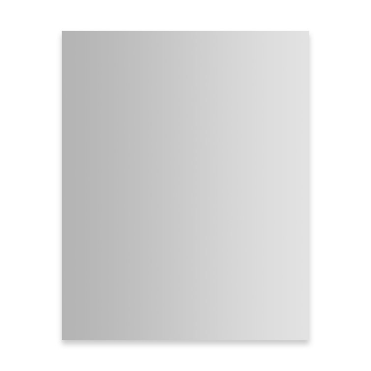 Elegance 36'' Beveled Edge Frameless Rectangular Bathroom Mirror
