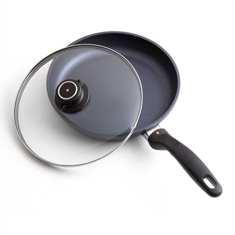 Swiss Diamond 8" Non-Stick Aluminum Fry Pan with Glass Lid