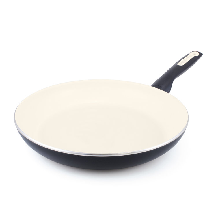Black 10-Inch Aluminum Nonstick Ceramic Frying Pan