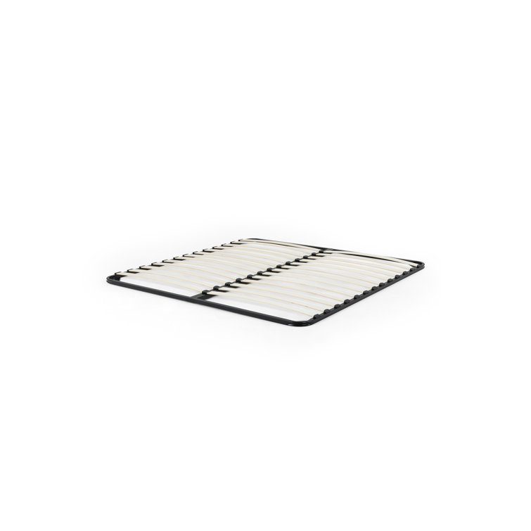 Queen Size Brown Upholstered Platform Bed with Tufted Headboard