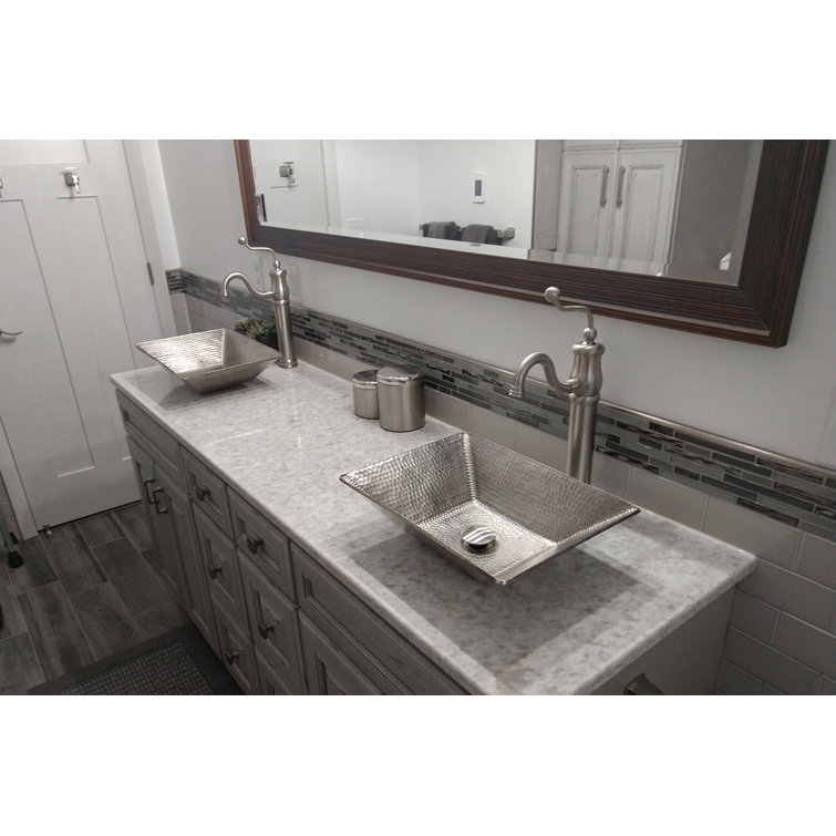 Brushed Nickel Non-Overflow Pop-Up Bathroom Sink Drain