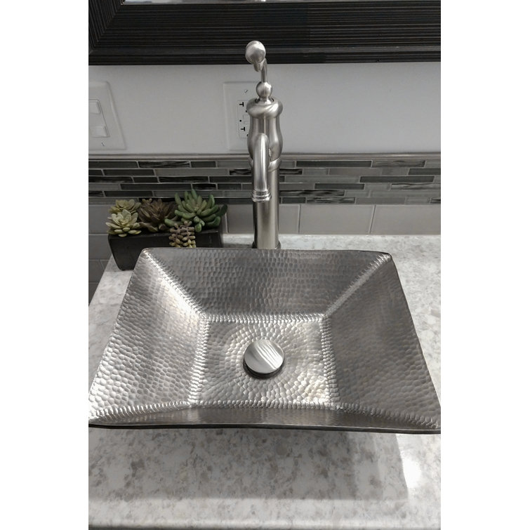Brushed Nickel Non-Overflow Pop-Up Bathroom Sink Drain