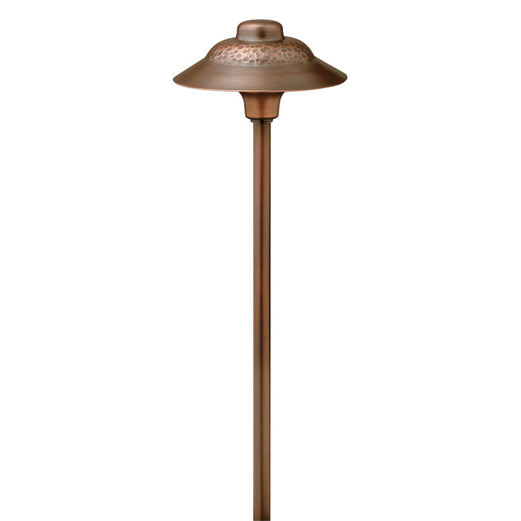 Essence Olde Copper LED Pathway Light with Frosted Shield