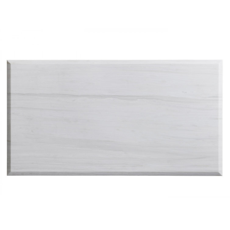 White and Gray Rectangular Marble Top Coffee Table