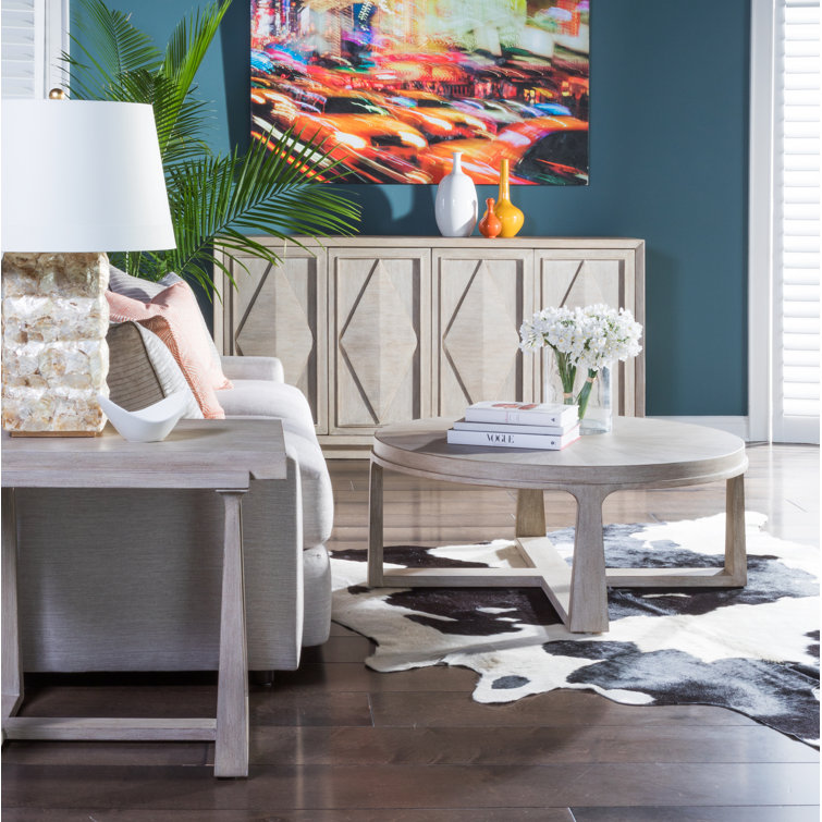Grantland Bianco Rectangular Mahogany Coffee Table